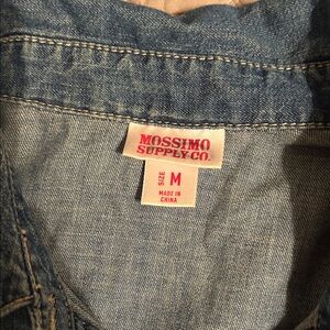 Mossimo Supply Co. Light Blue Denim button down shirt